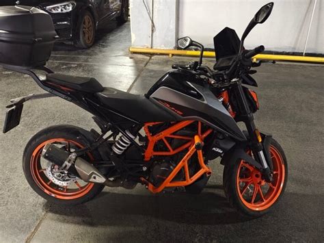 Купить б у KTM 390 Duke инжектор 6 передач в Нижнем Новгороде серый naked bike 2021 года по
