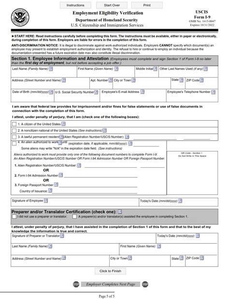 I 9 Form 2024 Printable Formative Elie Juliette