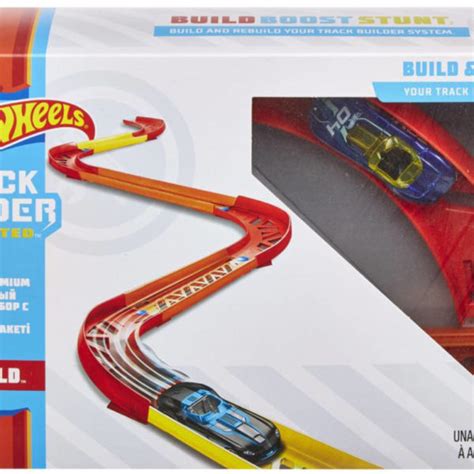 MATTEL HOT WHEELS Track Builder set s autíčkem pro stavitele Zatáčky Dětská hračka Hračky