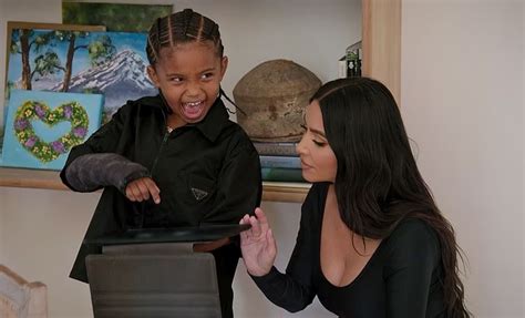 Kim Kardashian S Yr Old Son Comes Across An Ad About Her Sex Tape With Ex Ray J