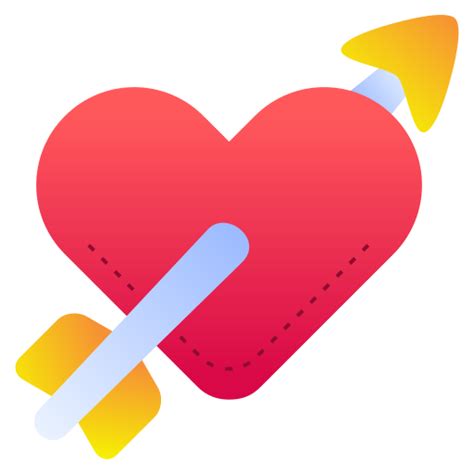 Love Arrow Generic Flat Gradient Icon