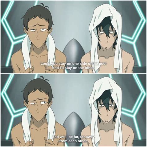 Two Bros Chilling In A Hot Tub Five Feet Apart Cause They Re Not Gay Voltron Klance