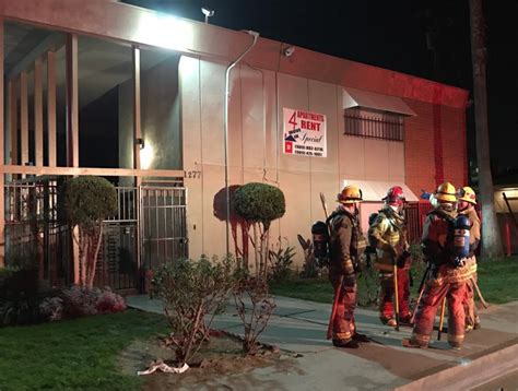 1 Firefighter 2 Civilians Injured In San Bernardino Apartment Fire