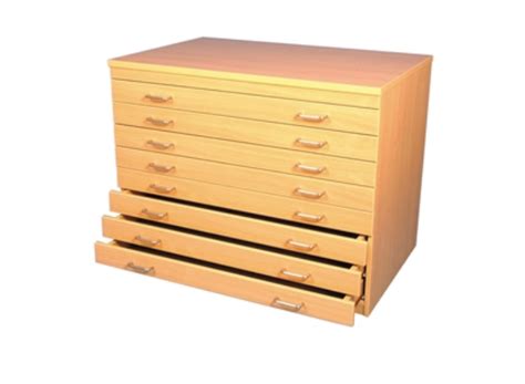 paper storage unit beech  drawers furniture  refurbishment