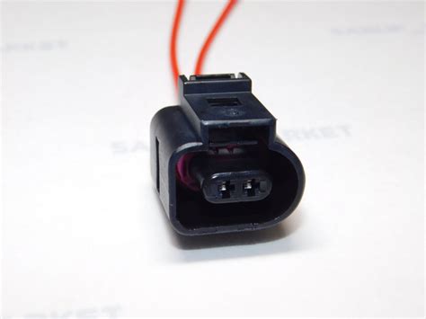 Разъем с проводами, фишка для датчика температуры 1J0973702 Audi ...