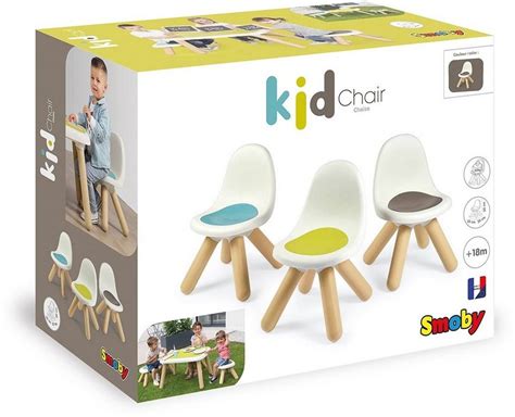 Smoby Kinderstuhl Outdoor Garten Kid Stuhl 4 stabile Stuhlbeine