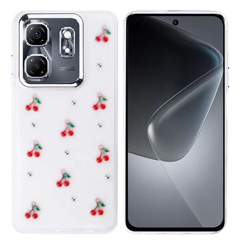 İnfinix Hot i Kılıf Airbag Tasarımlı Simli Şeffaf Zore Kutup Kapak