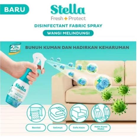 Jual Harga Terbaik Stella Fresh Protect Fabric Spray Pink Peony