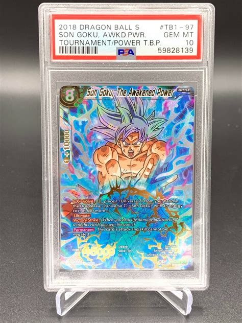 Mavin DBS Dragon Ball Super TCG Son Goku The Awakened Power PSA 10