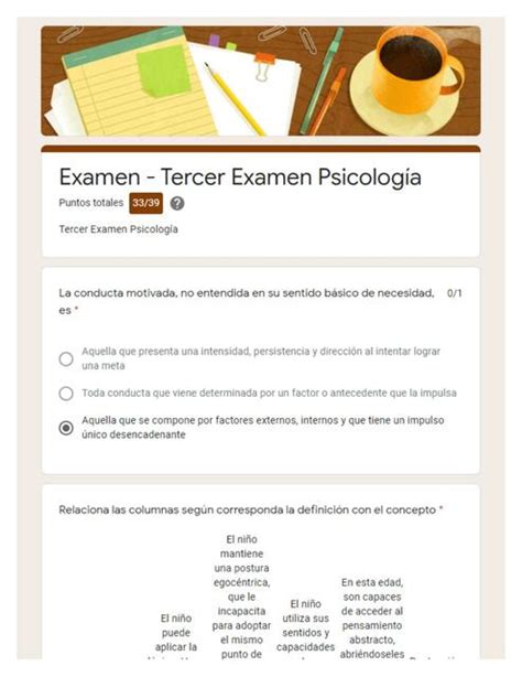 Examen de Psicología 3er Parcial Zahira Valdez uDocz