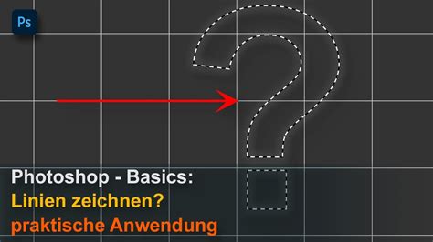 Photoshop Basics Linien Zeichnen Praktische Anwendung Youtube