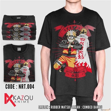 Detil Produk Jual Kaos Anime Naruto Nrt Kazoustore