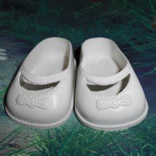 Отличные нарядные белые туфельки-лодочки с бантиком для куколки. 6смХ3 ...