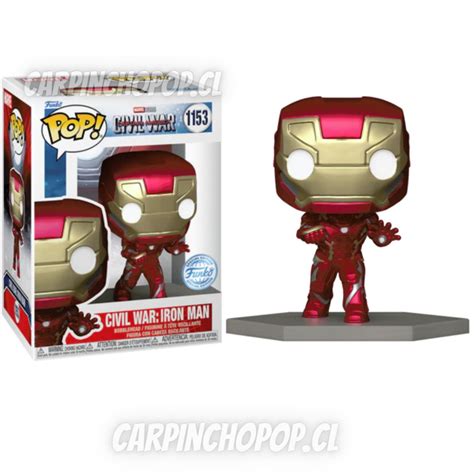 FUNKO POP MARVEL - CIVIL WAR IRON MAN 1153 SPECIAL EDITION - CarpinchoPop