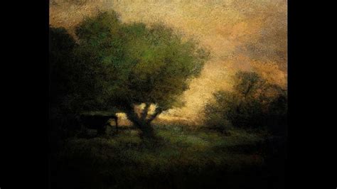 George Inness In The Gloaming 8x10 Tonalist Landscape Oil Painting