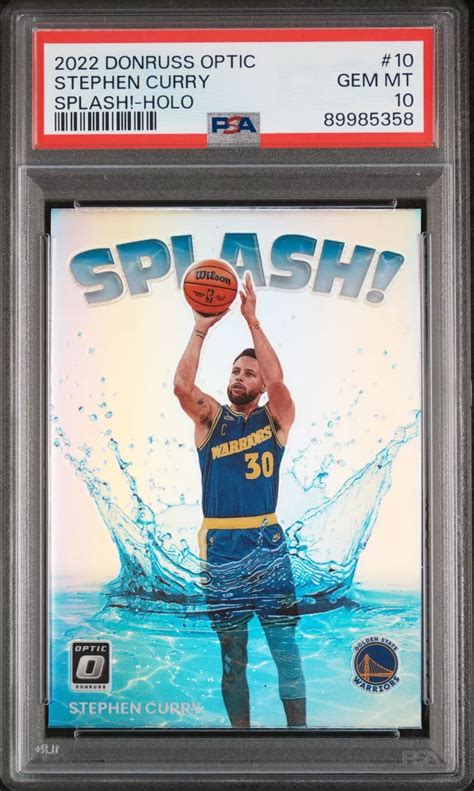 Stephen Curry Optic Splash Holo Price Guide Sports Card