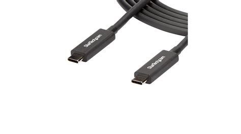 TBLT3MM2MA | StarTech.com Cable, Thunderbolt 3 Plug - Thunderbolt 3 ...