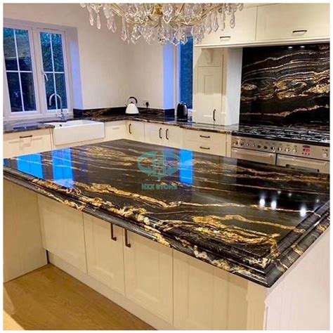 Cosmic Black Granite Worktop Fabricants Fournisseurs Usine Prix De