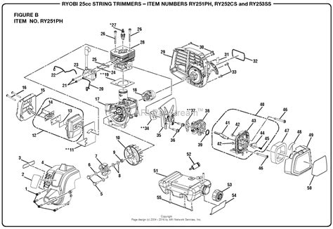 Homelite String Trimmer Parts Diagram Homelite Trimmer Strin