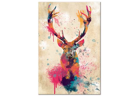 Watercolor Deer Paintings