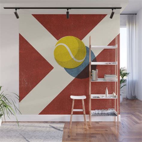 Balls Tennis Clay Court Wall Mural By Daniel Coulmann X