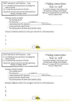 Making Connections Worksheet By At The Minute Teaching Tpt