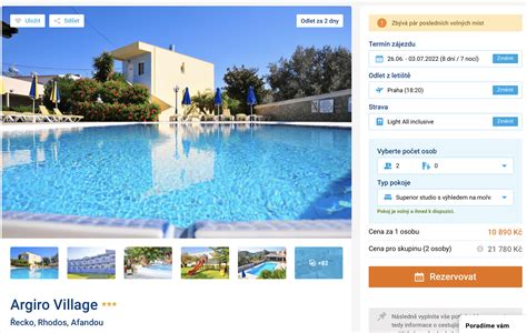 Zájezd na Rhodos z Prahy na týden s ALL INCLUSIVE za 10890 Kč přes CK