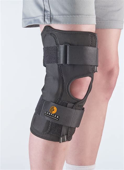 Corflex Global Cooltex™ Ag 13” Anterior Closure Knee Wrap With Hinge