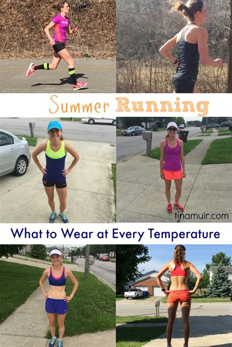 Summer Running What To Wear At Every Temperature • Tina Muir