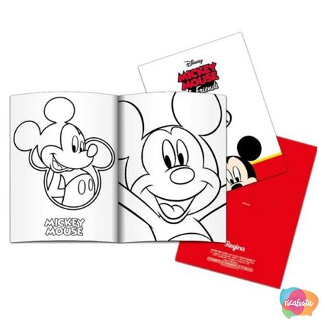 LEMBRANCA LIVRO PARA COLORIR MICKEY 90 ANOS 08 UNID LEMBRANCA LIVRO