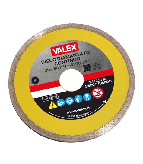 Continuous Crown Diamond Disc Mm Thickness Mm Valex