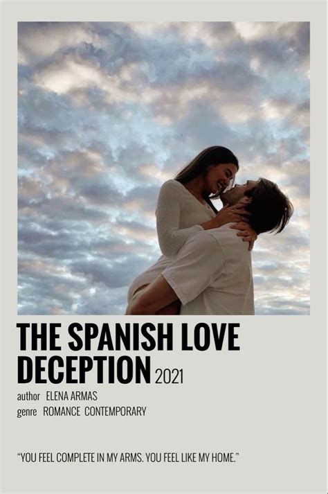 Polaroid Book Poster The Spanish Love Deception Book Posters Romantic Books Romance Books Quotes