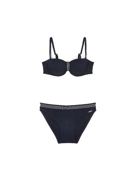 Marc O Polo Damen Bikini Schwarz