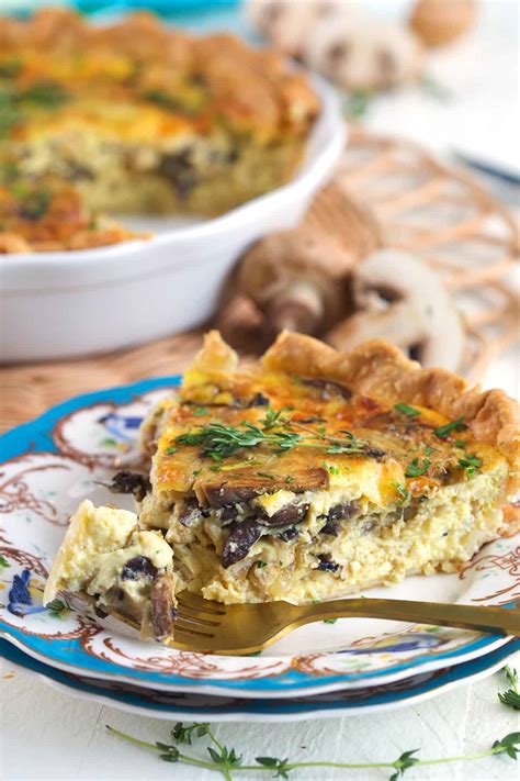 Mushroom Quiche - The Suburban Soapbox