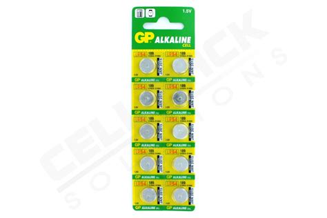 GP189 - GP brand LR54 Alkaline Battery - strip of 10