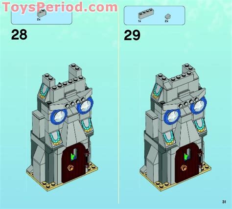 LEGO 3818 Bikini Bottom Undersea Party Instructions And Parts List