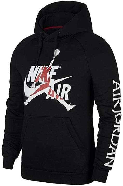 Nike Air Jordan Jumpman Logo Top Mens Hoodie Black Size M Pullover Sweatshirt Nike Hoodies