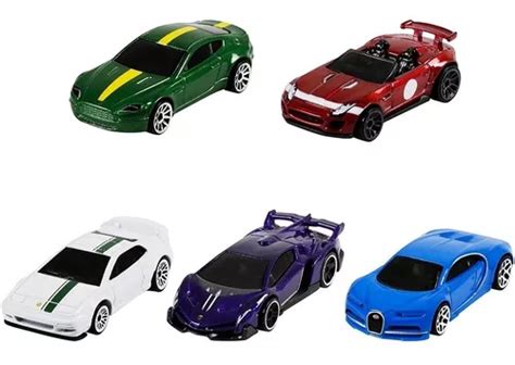 Hot Wheels Exotics Pack 5 Bugatti Chiron Frete grátis