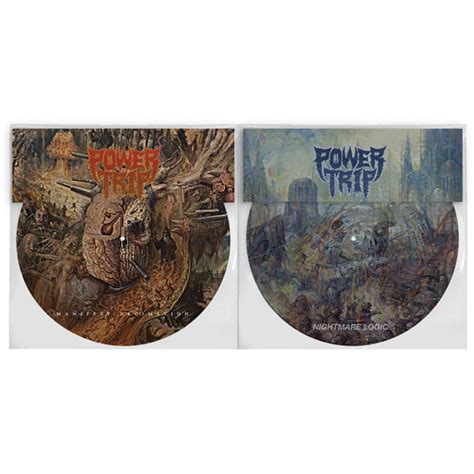 Power Trip Dual Picture Disc Manifest Decimation Nightmare Logic