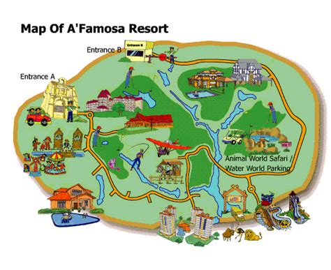 A Famosa Resort Map