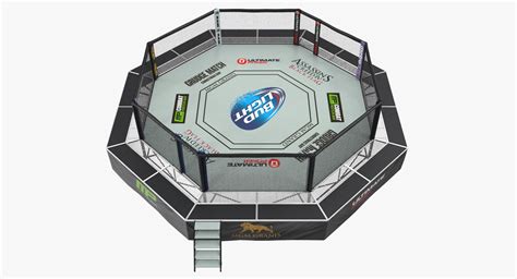 Ufc Fighting Arena 3d Model 3d Model 59 3ds C4d Fbx Ma Obj Max