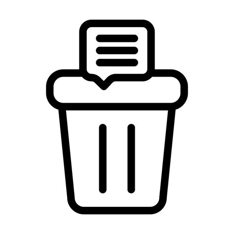 Delete Message Icon Design 10752246 Vector Art at Vecteezy