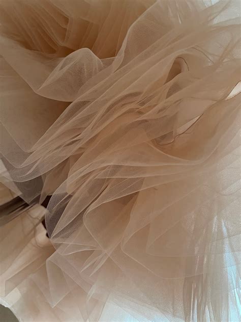 Nude Tulle Dress Beige Tulle Dress With Lining Bridesmaids Etsy