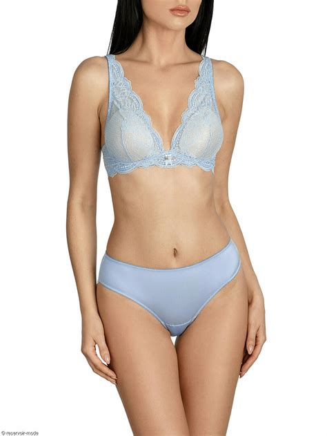 Slip Forget Me Not bleu ciel Ajour Réservoir Mode Lingerie Femme et Homme