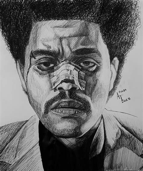 The Weeknd Drawing Rtheweeknd