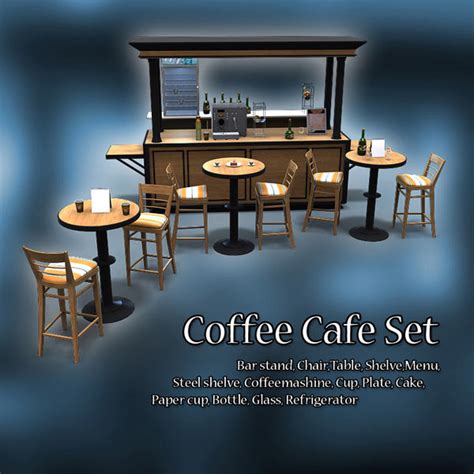 3д модели мебель для кафе - фото