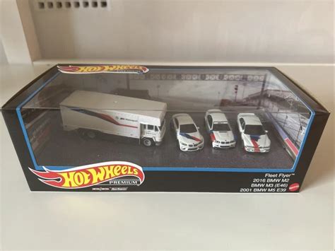 HOT WHEELS PREMIUM Set Fleet Flyer BMW M2 BMW M3 E46 BMW M5 E39 1 64 52 71 PicClick UK