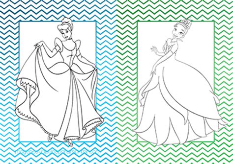 te cuento  cuento imprime  colorea las princesas disney