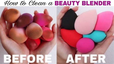 How To Clean Beauty Blenders Sponge Deep Clean Your Beauty Blender