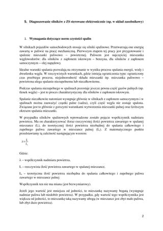 Diagnostyka Uk Ad W Zasilania Silnik W Pdf